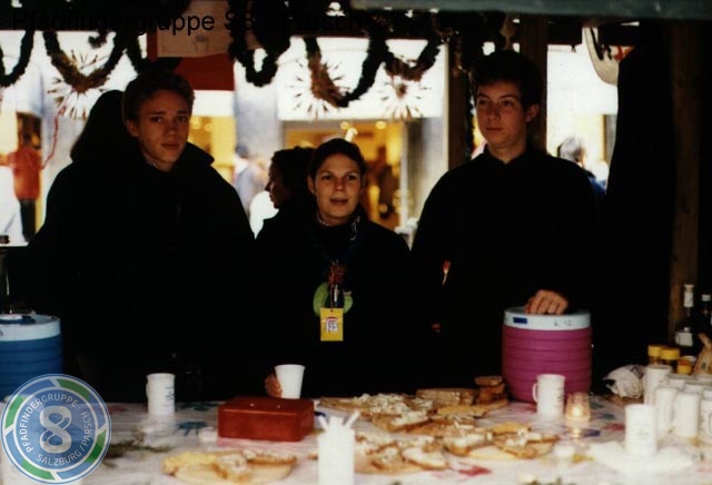 Glühweinstand 2001 am Alten Markt